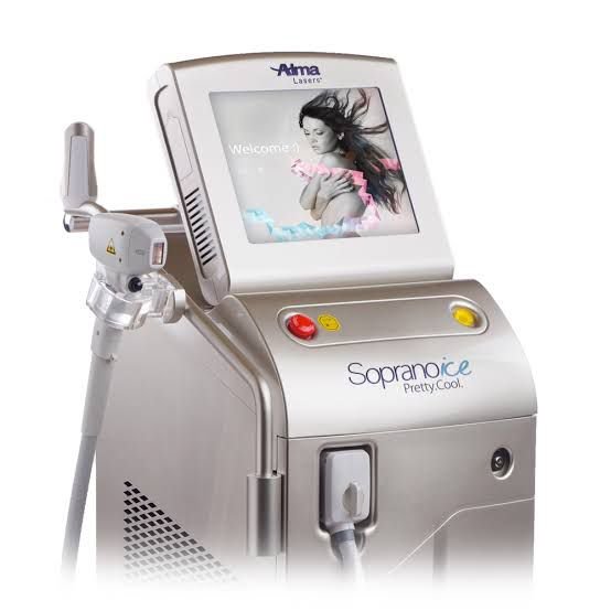 Plataforma Soprano Ice — depilação a laser indolor